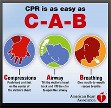 What are some American Heart Association guidelines for CPR?
